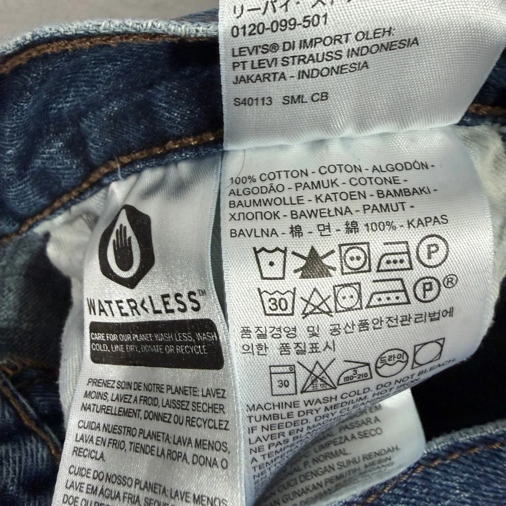 Levis 527 Slim Bootcut Jeans Men's 30x30 Blue Denim Y2K Western Rodeo Cowboy